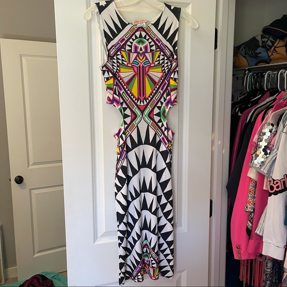 Mara Hoffman stretch print dress size S